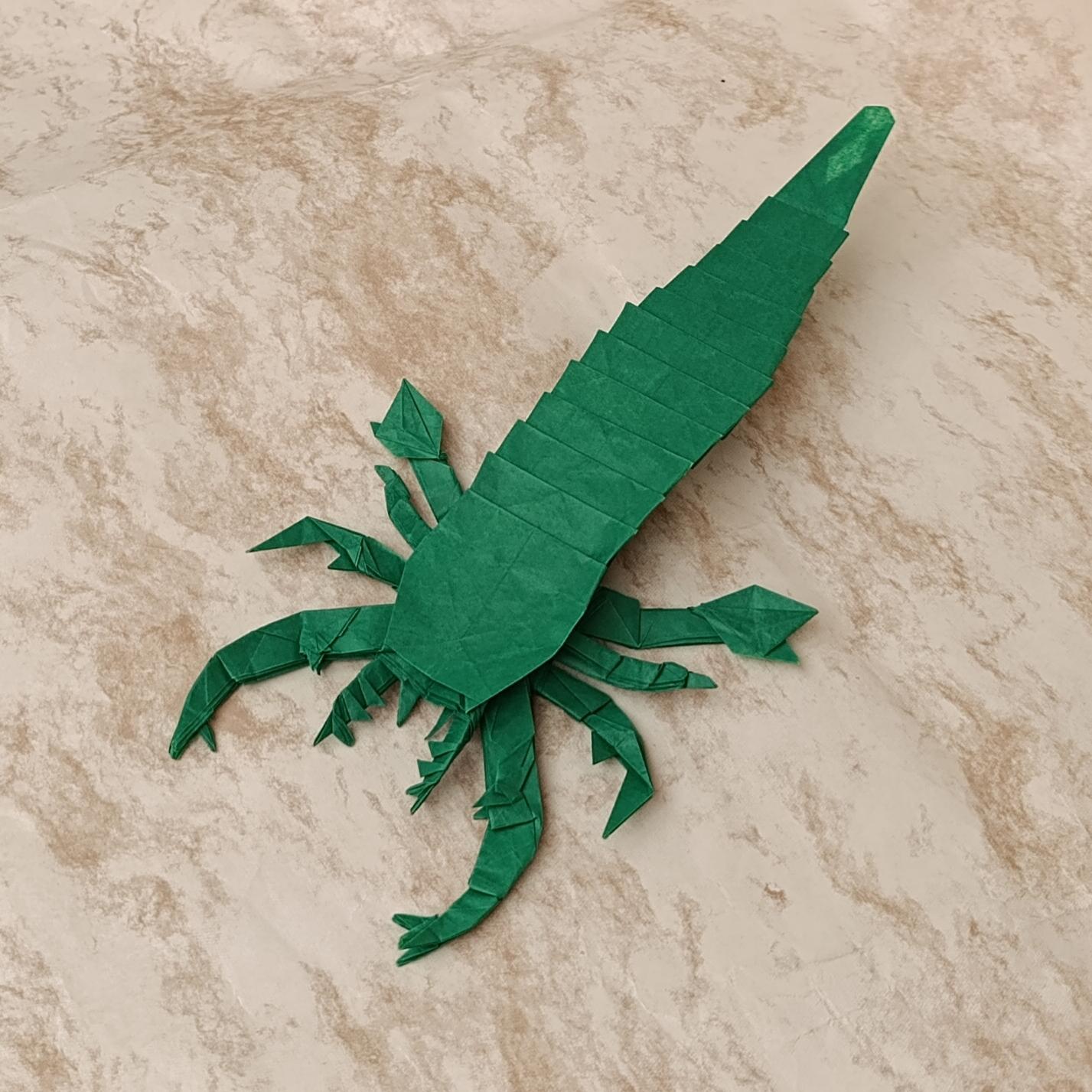 Pentecopterus decorahensis — Finished model